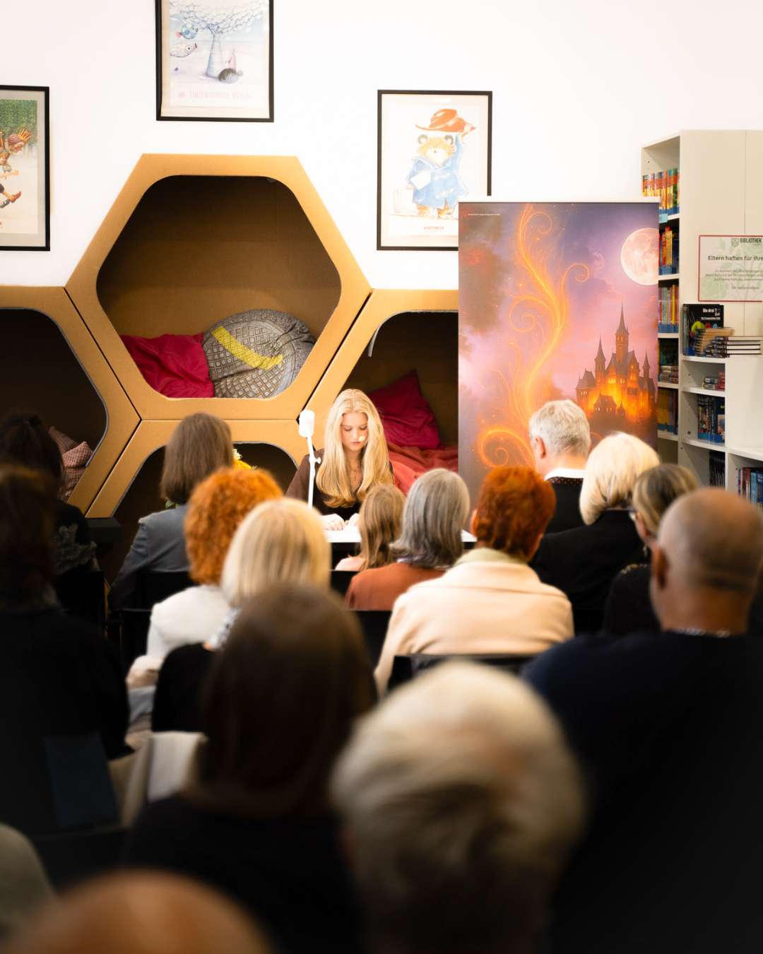 Lesung Jasmin Fuchs 8. Steirischer Vorlesetag Bibliothek Hart bei Graz