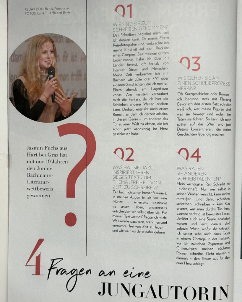 Jasmin Fuchs Autorin STEIRERIN